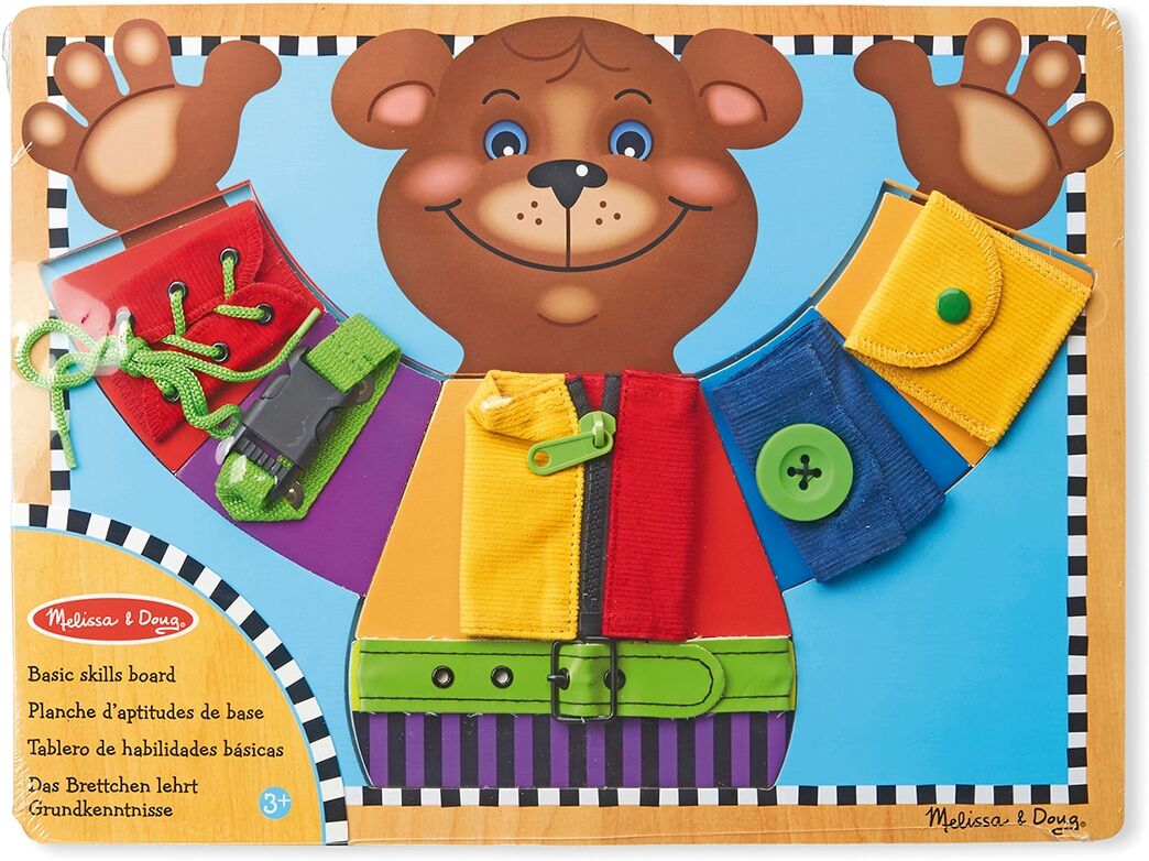 Melissa & Doug Melissa &amp; Doug - Tablero De Habilidades Básicas Melissa &amp; Doug.