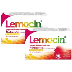 Lemoncin® Flurbiprofen Lutschtabletten Doppelpack 2X24 St