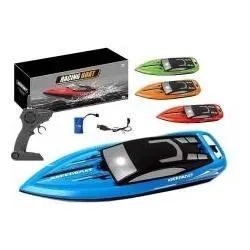 Adar Funkgesteuertes Motorboot mit USB-Kabel, 47,5 x 19 x 15 cm