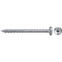 Spanplattenschraube Power-Fast II 6,0x60 Panhead 50 Stück, Vollgewinde, verzinkt