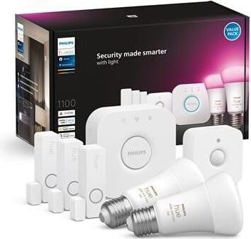 Philips Hue Startpakket Secure met E27 LED-lampen