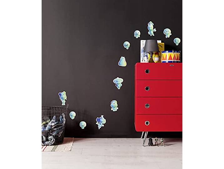Disney Wandtattoo von Komar - Soul - Soulmates - 50 x 70 cm (Breite x Höhe) - 12 Teile - Deco-Sticker, Wandaufkleber, Wandsticker, Wanddeko, Kinderzimmer - 14091h