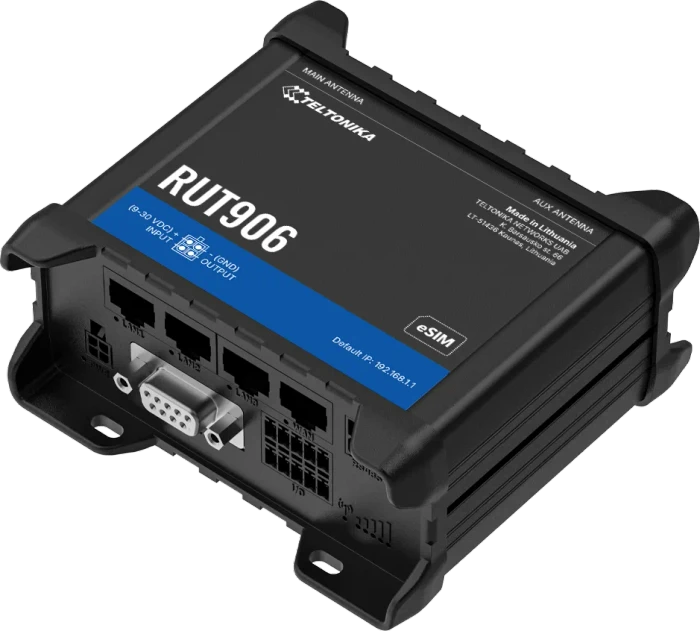 Teltonika NETWORKS RUT906 LTE/4G/3G/2G RS232/RS485 Industrie Router