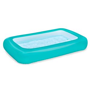 Bestway Planschbecken Aquababes 51115, ab 3 Jahren, 3 Luftkammern, bis 102 Liter, 165 x 104 x 25 cm