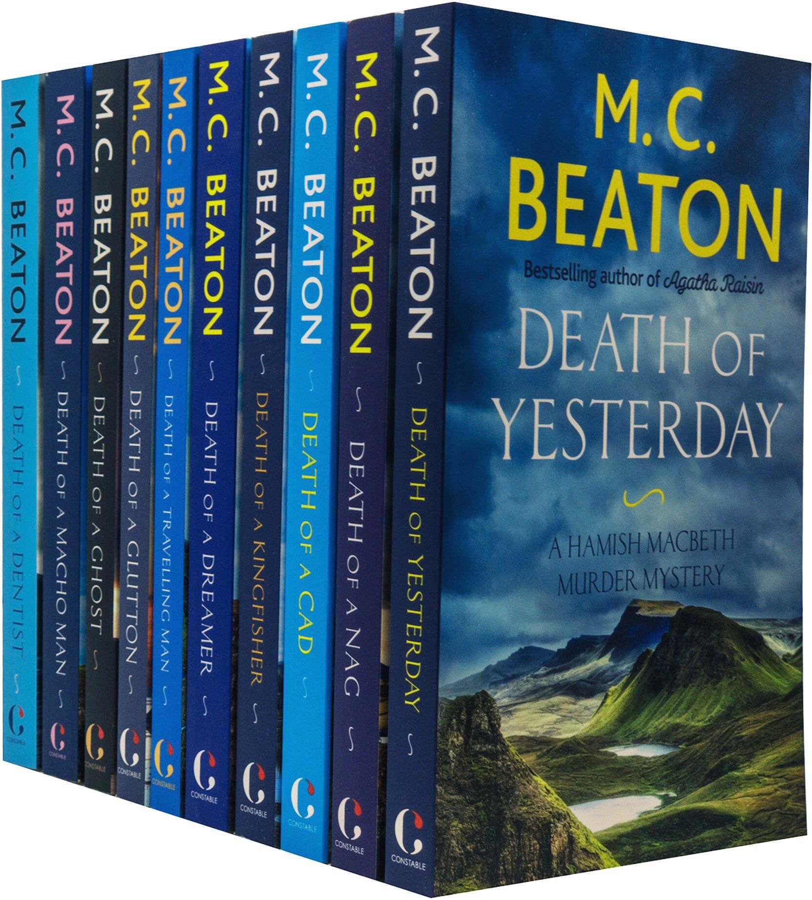 Little Brown Book Group M C Beaton Hamish Macbeth Series 10 Books Collection Set Series 3 Death of a King, Death of a Cad, Death of a Dreamer and More