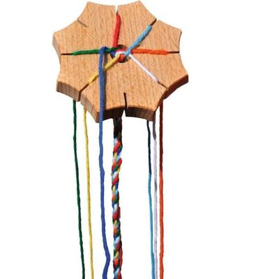 Fagus® 019146 - DIY Knüpfstern mit Baumwollgarn, Handarbeit, Basteln