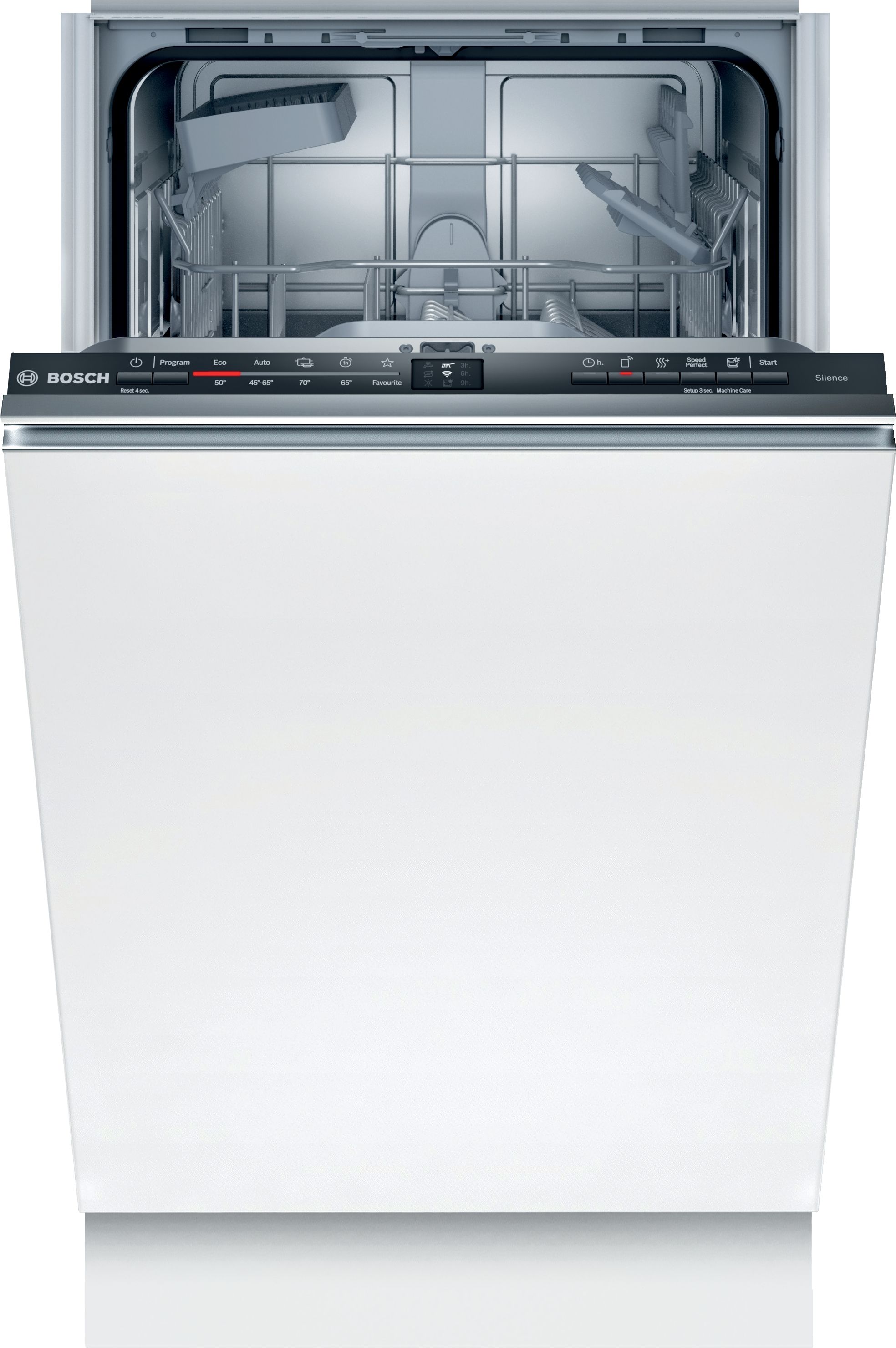 Bosch Serie 2 SPV2IKX10E 45 cm Geschirrspüler vollintegriert (ohne Front) Leise 9 Maßgedecke aquaStop Funktion Natürlich/Natur