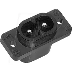 MPE 42R511122 - Kleingerätestecker C8, Längsflansch