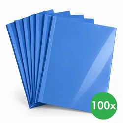 Umschläge für Thermobindung 3 mm, blau, Packung 100 Stück