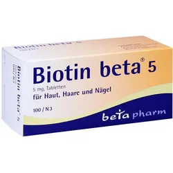 Biotin BETA 5 Tabletten 100 St