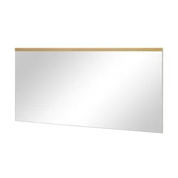 Spiegel  Classics , holzfarben , Glas,Aluminium,Holzwerkstoff , Maße (cm): B: 161,2 H: 75,2 T: 2.5