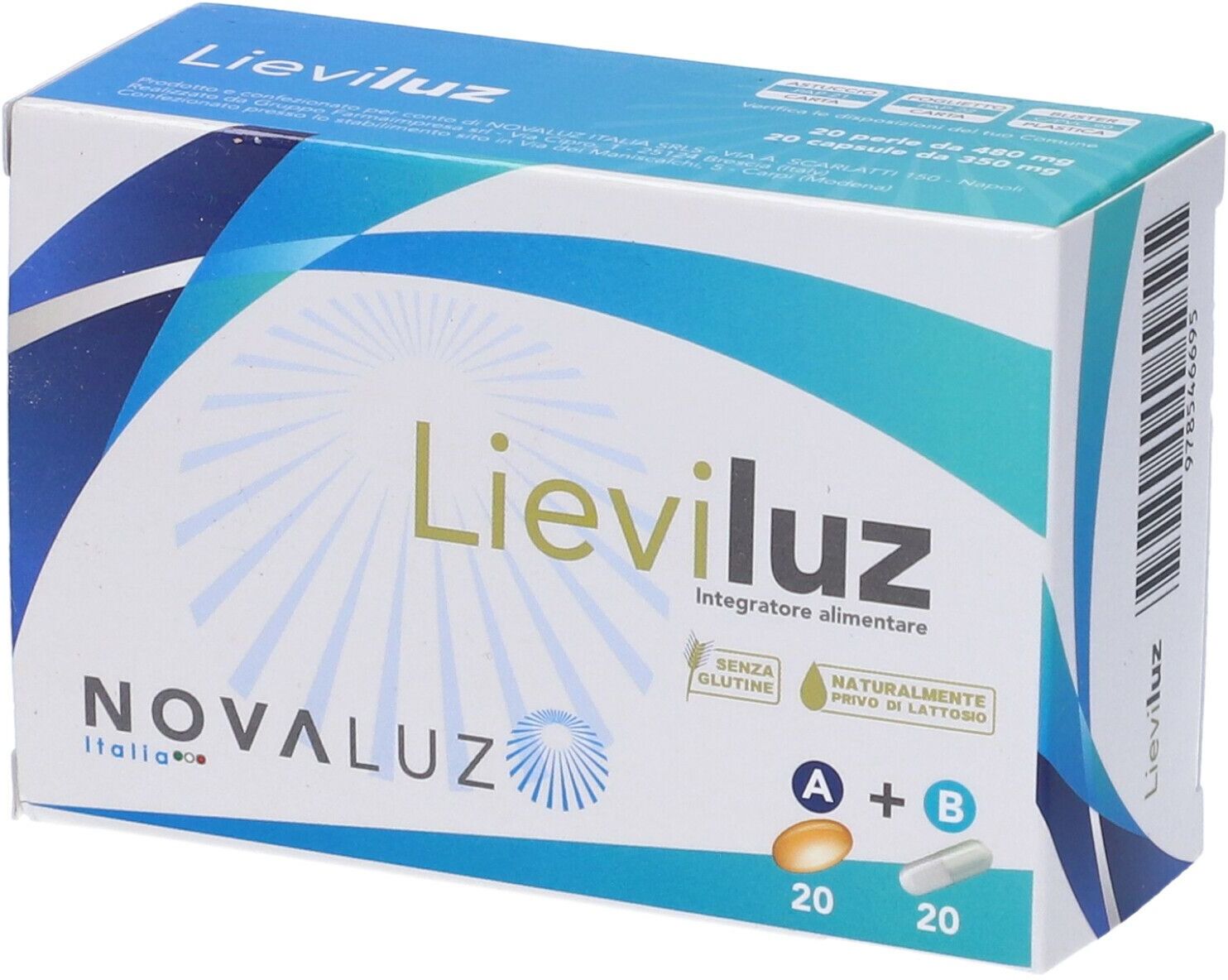 NOVALUZ ITALIA Srl Lieviluz, 20 perle + 20 capsule