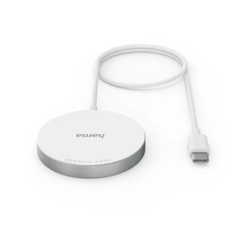 15 Watt hama MagCharge FC15 Induktive Ladestation weiß