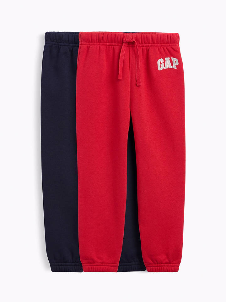 GAP 2er-Set: Sweathose in Rot/ Dunkelblau - 104