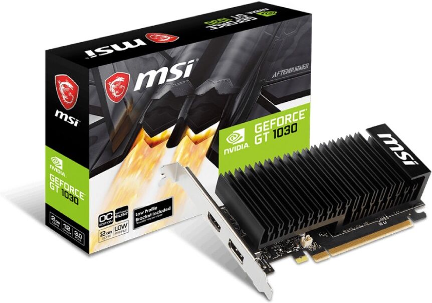 MSI GeForce GT 1030 LP OC DDR4 Graphics Card 2GB
