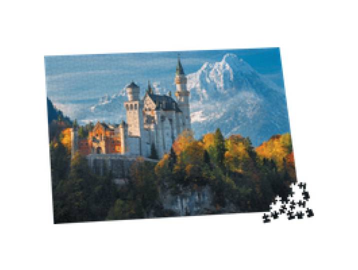 LUPILU® Puzzle 1000 pièces (Château de Neuschwanstein)