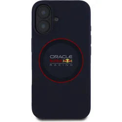 Red Bull Racing - Silicone Red Ring MagSafe (RBHMP16M24SIILVR) - iPhone 16 Plus - Navy (Apple iPhone 16 Plus), Smartphone Hülle, Blau