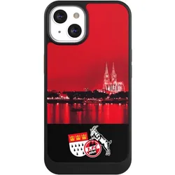 Nivocase Hülle für Apple iPhone 13 Handyhülle NIVOcore Case Schwarz 1. FC Köln Offizielles Lizenzprodukt (Apple iPhone 13), Smartphone Hülle, Schwarz
