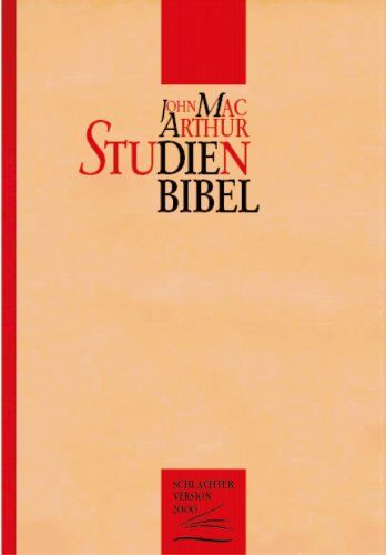MacArthur, John F. - Bibelausgaben, CLV : MacArthur Studienbibel, Schlachter - Version 2000 - Preis vom 17.10.2026 19:25:27 h