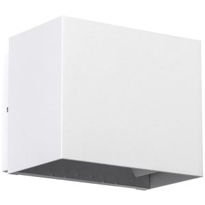 Dotlux Wandleuchte Beamo, aus Aluminium, für außen (IP65), 230 V, Up & Down, weiß, warmweiß, mit LED