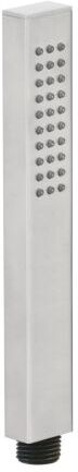 Herzbach Ceo Stabhandbrause 36.677500.1.14 aus Messing, Edelstahlfinish