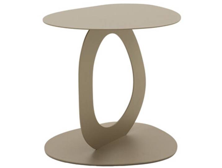 Spinder Design Beistelltisch Evan champagner Stahl B 45.5 H 55 cm - Beistelltisch