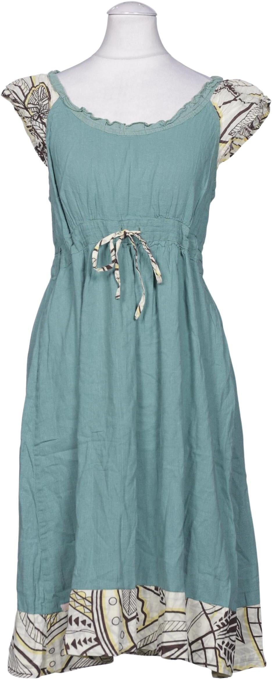 Chapati Berlin Damen Kleid, Türkis, Gr. M, Baumwolle - Second Hand