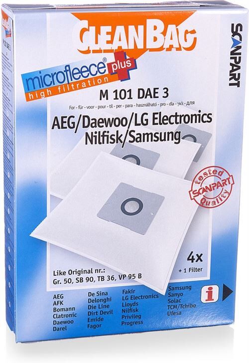 Scanpart Sacos de Aspirador  M101DAE