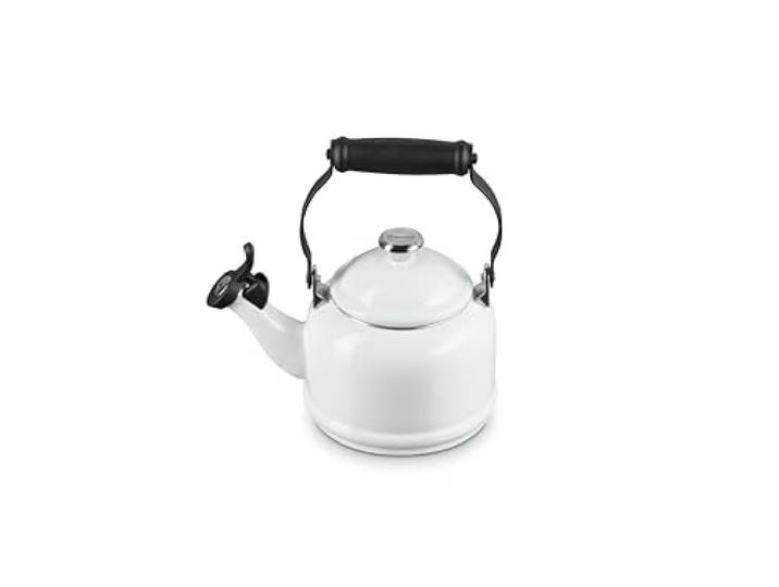 Le Creuset Emaille auf Stahl, Demi-Teekessel, 1,25 qt, Weiß