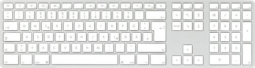 Matias FK416DCS-DE Wireless USB-C Keyboard for Mac Kabellos Tastatur Deutsch, QWERTZ, Mac Silber