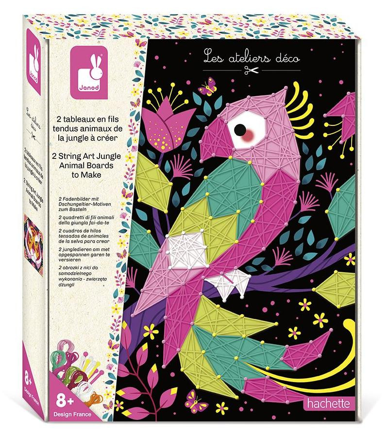 Janod Creatieve Set String Art Jungle Dieren
