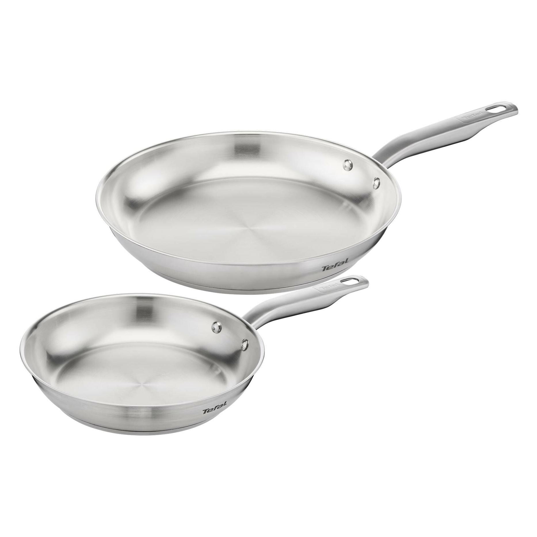 Tefal Virtuoso Bratpfannen-Set 2-teilig (24/28 cm), ideal zum Anbraten, ofen- und spülmaschinenfest (E492S225)