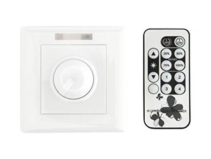 Groenovatie LED Dimmer 12V-24V, 8A incl. RF afstandsbediening