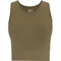 CLN ATHLETICS Tanktop Siri, Größe L in Braun Braun