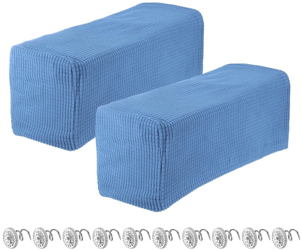 Elzusha - 2 stuks elastische armleuninghoezen voor stoelen en sofa's