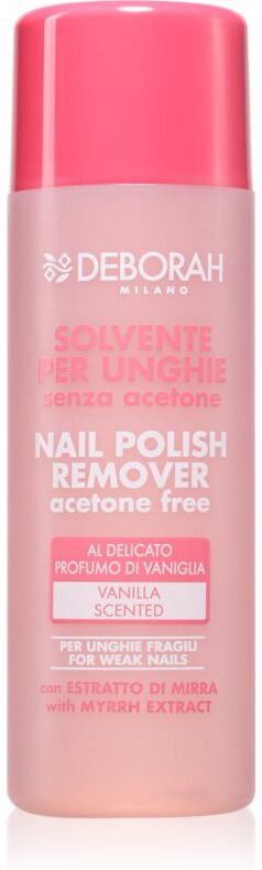 Deborah Milano Nail Polish Remover nail polish remover without acetone s vanilkovou vůní 120 ml