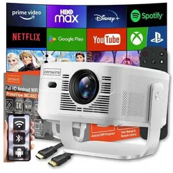 Zenwire Projektor PrimeView IMC460 Pro, Beamer, Weiss