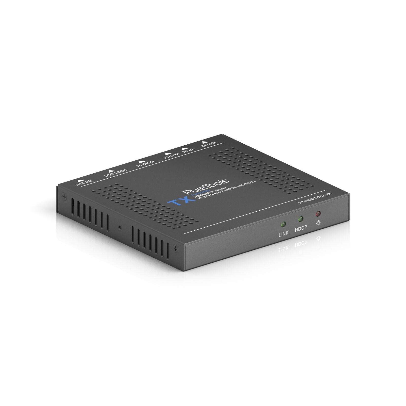 PureTools - HDBaseT Transmitter, 4K, 40m 4K / 70m 1080p PT-HDBT-702-TX