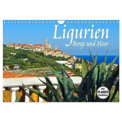 Ligurien - Berge und Meer (Wandkalender 2027 DIN A4 quer), CALVENDO Monatskalender