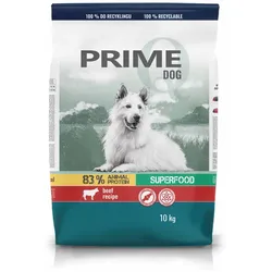 PUPIL Prime Trockenfutter für Hunde, reich an Rindfleisch und Gemüse 10kg