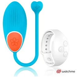 Wearwatch, Vibrator, Egg Wireless Technology Uhr Blau / Schnee