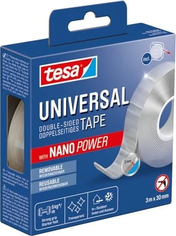 tesa Universal doppelseitiges Klebeband 20,0 mm x 3,0 m, 1 St.