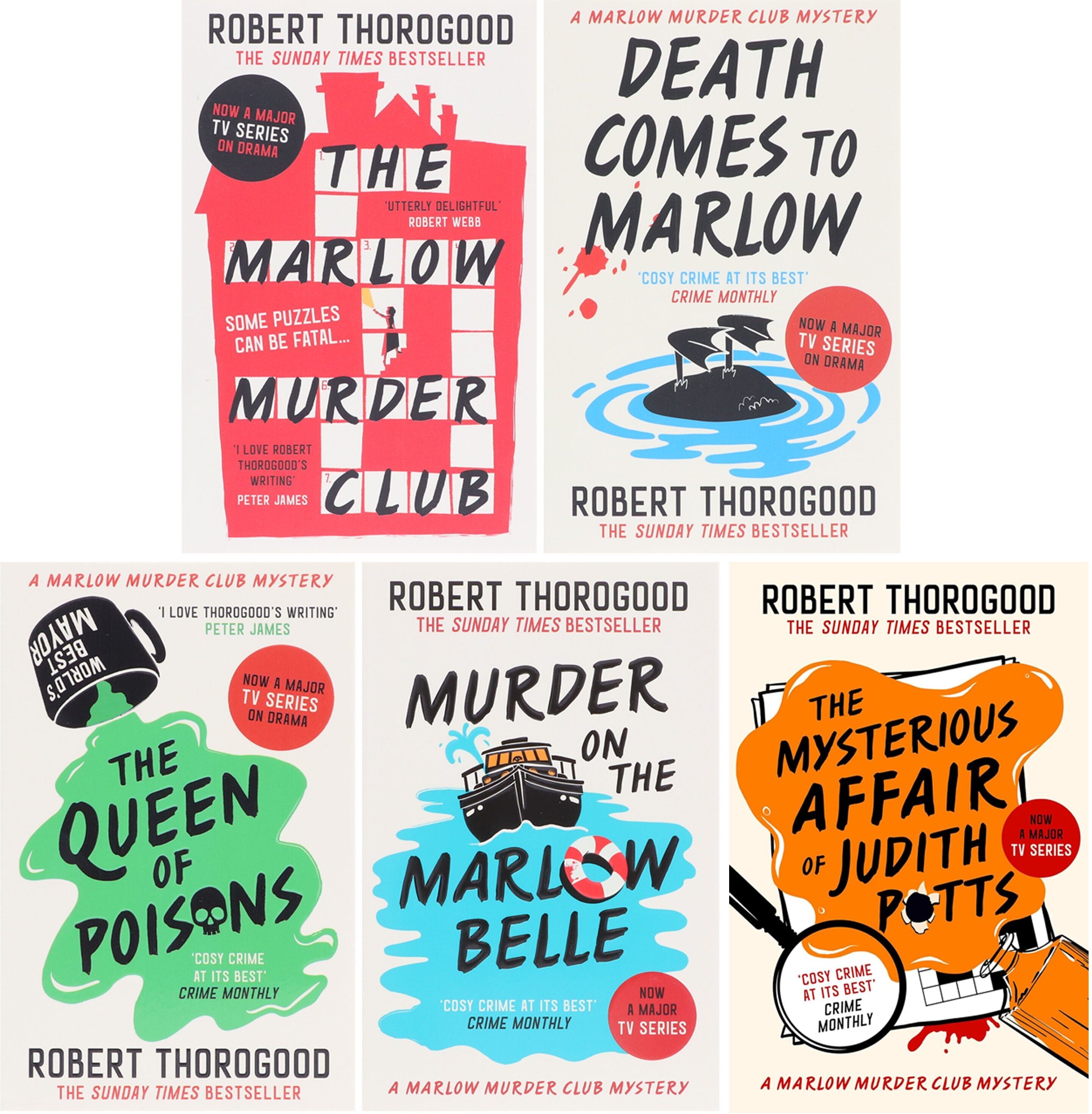 The Marlow Murder Club Mysteries By Robert Thorogood 5 Books Collection Set - Fiction - Paperback HarperCollins Publishers