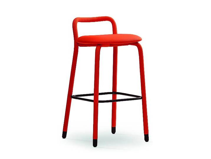 MIDJ tabouret PIPPI H 65 cm (Cat. TB - Métal recouvert de tissu)