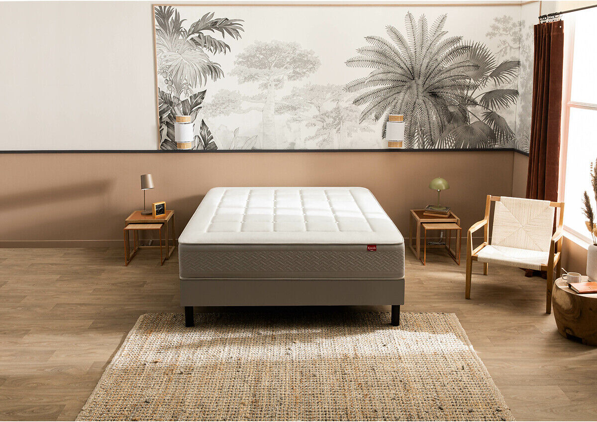 EPEDA Ensemble matelas 700 ressorts Inoubliable +sommier