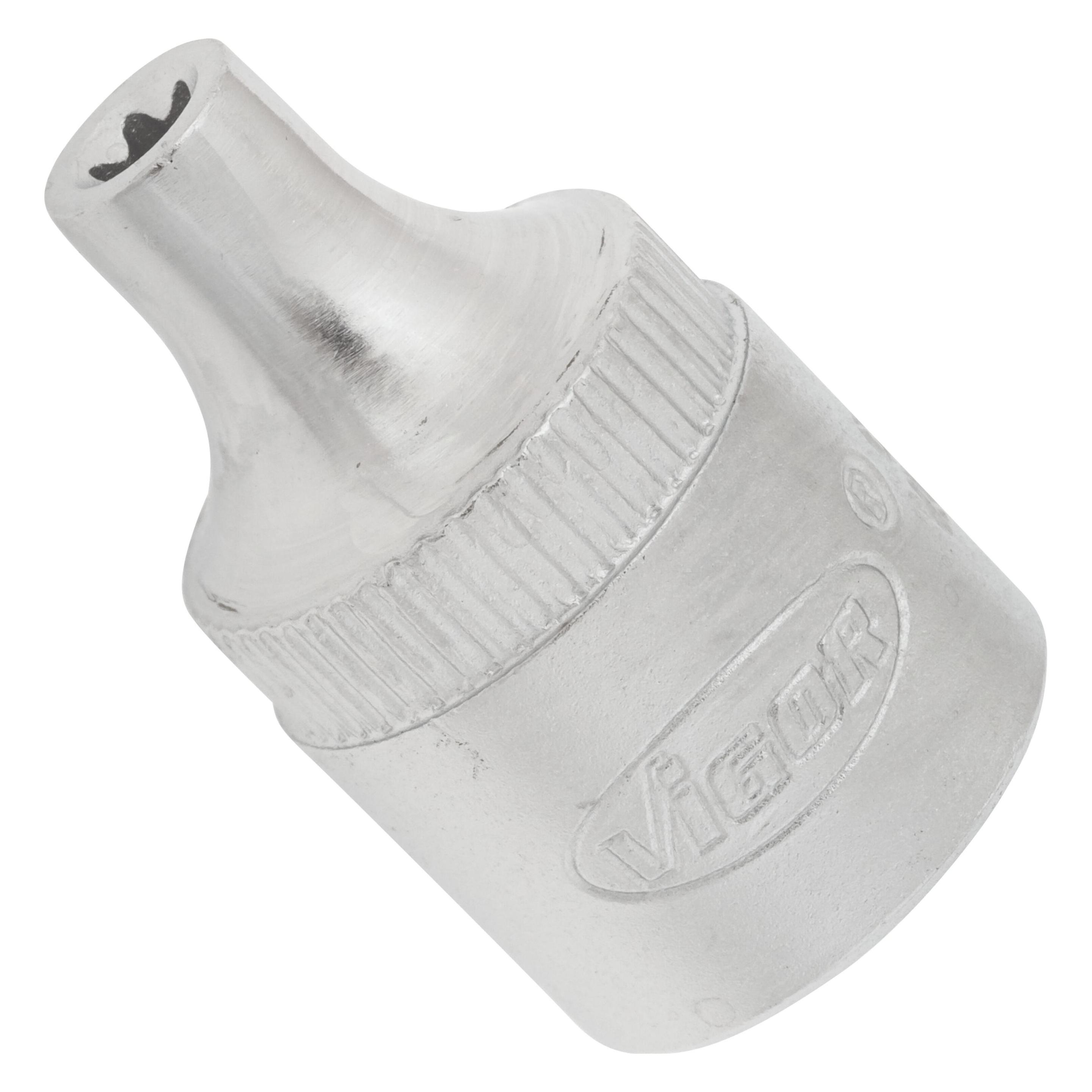 Vigor T Steckschlüsseleinsatz V2724 Vierkant10 mm (3/8 Zoll) E Profil E4 (V2724)