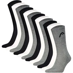 Head, Unisex, Sportsocken, All Sport Training Crew 12P (43 - 46), Mehrfarbig