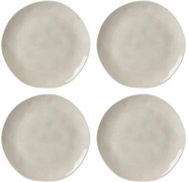 Lenox Bay Colors 4-Piece Dinner Plates, Grey