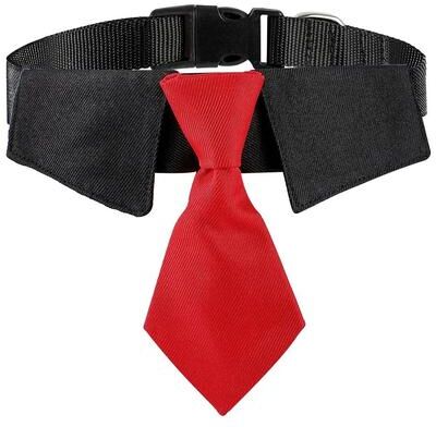 Uplift Picks Formal Dog Wedding Collar Stylish Necktie Suit Accessory For Small Medium And Large Dogs 07 m