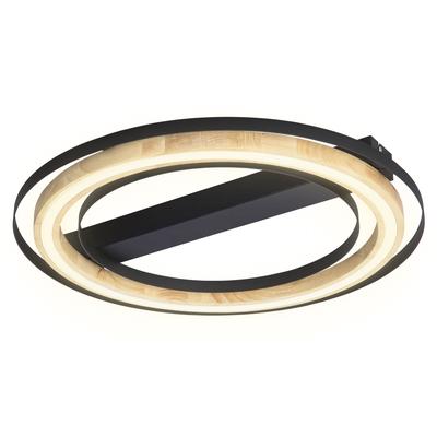 NOWA Deckenleuchte "RILAS", schwarz, 4 Stk., Leuchten, Deckenlampe, Bambus, Designleuchte, Wohnzimmer, Deckenleuchte